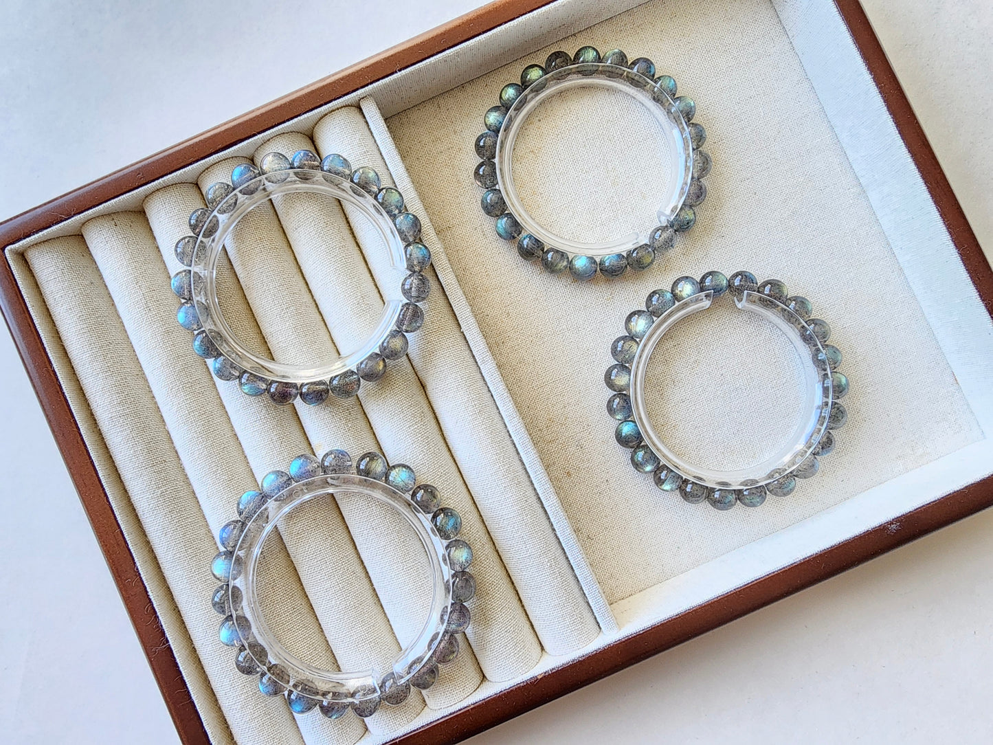 [Bracelet] 8mm Labradorite Bracelet with Stunning Natural Flash