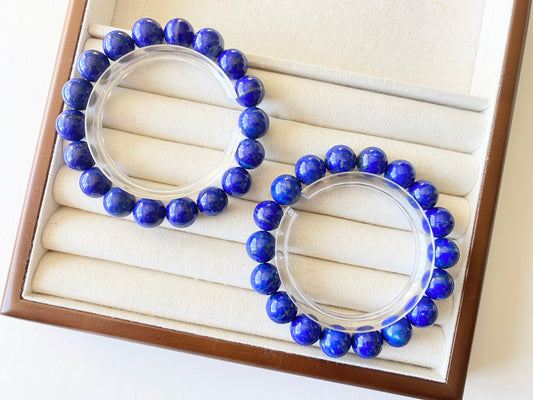 [Bracelet] 11mm Lapis Lazuli Bracelet