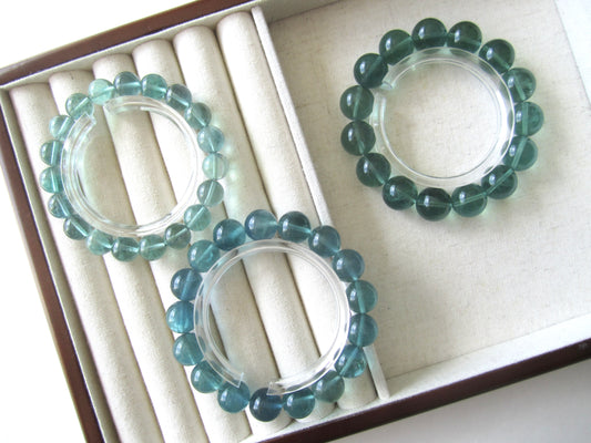 [Bracelet] Healing Crystal Blue-Green Fluorite Bracelet