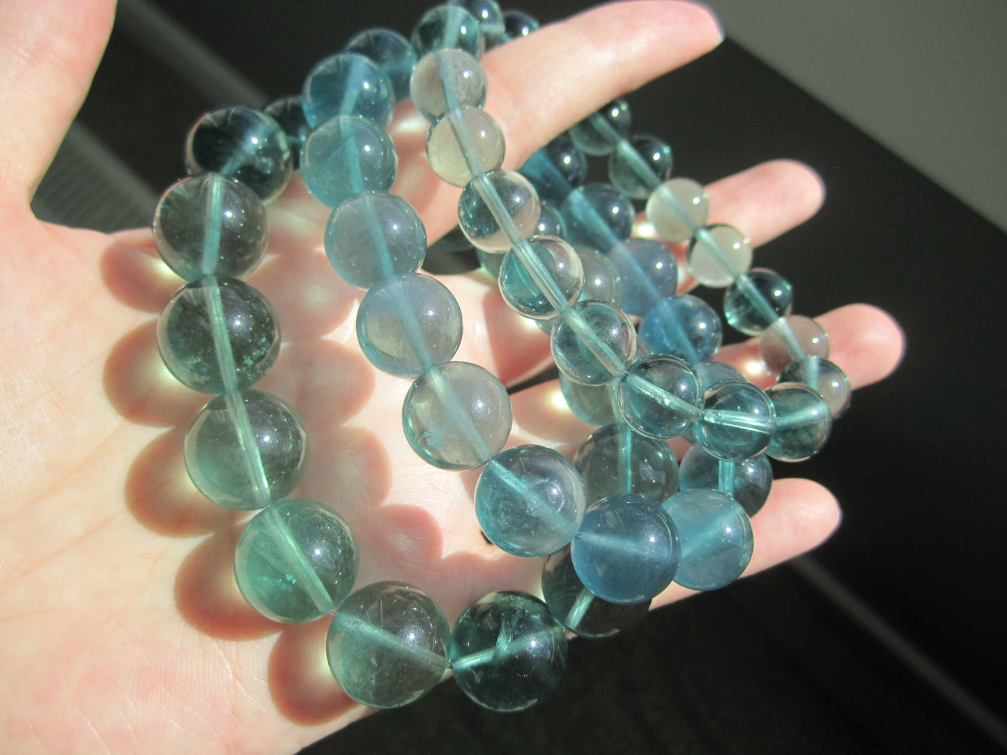 [Bracelet] Healing Crystal Blue-Green Fluorite Bracelet