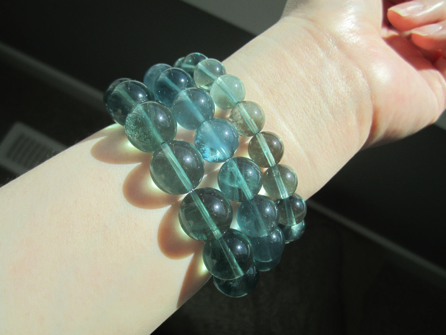 [Bracelet] Healing Crystal Blue-Green Fluorite Bracelet