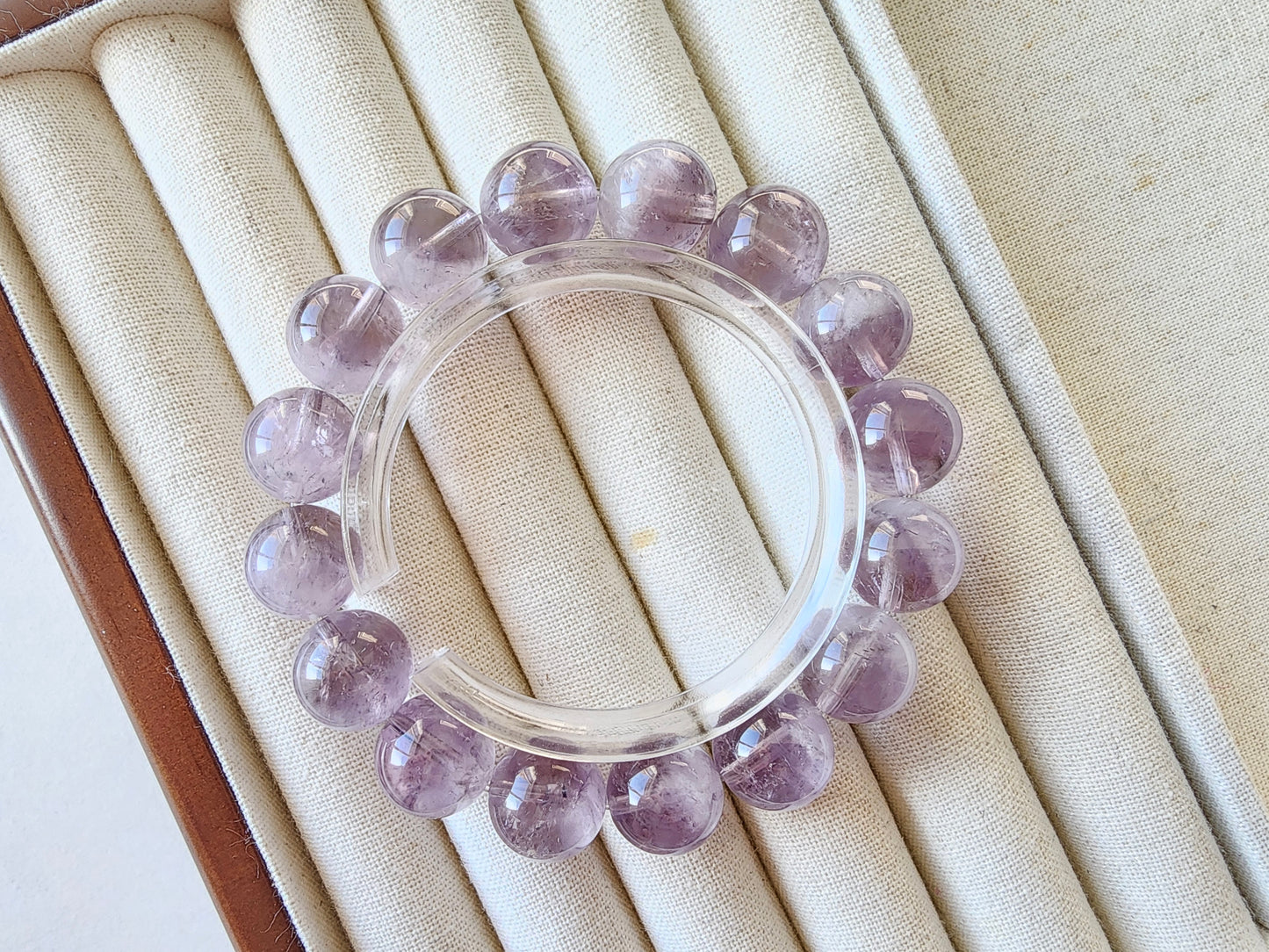 [Bracelet] 13mm Purple Rabbit Hair Quartz Bracelet