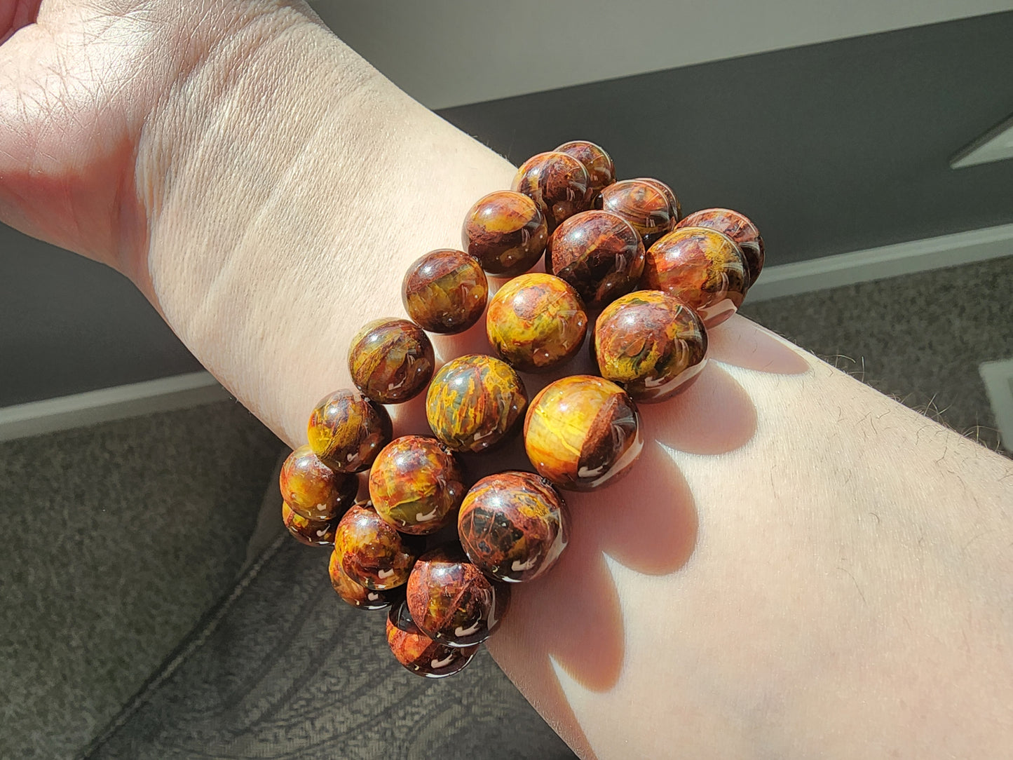 [Bracelet] Natural South African Pietersite Bracelet