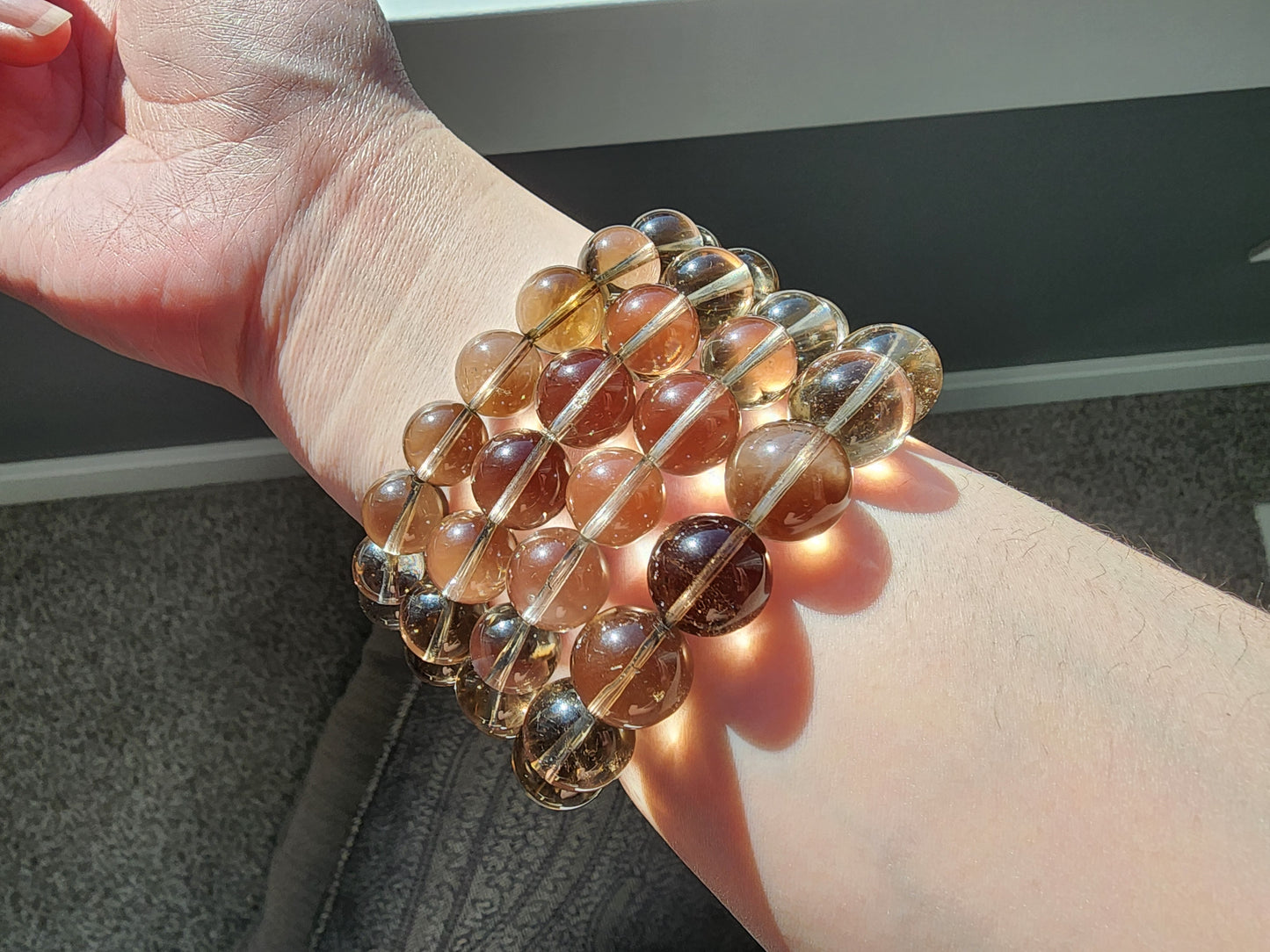 [Bracelet] Natural Smoky Quartz Bracelet