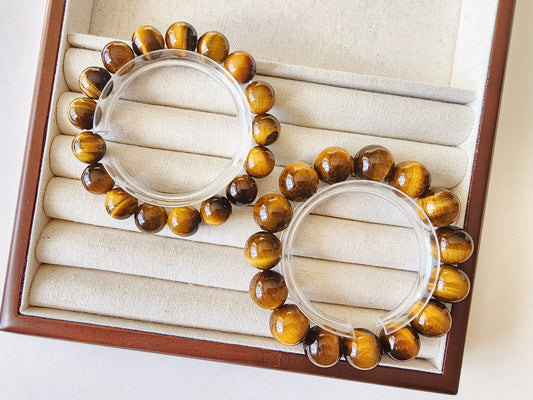 [Bracelet] Natural Yellow Tiger's Eye Bracelet