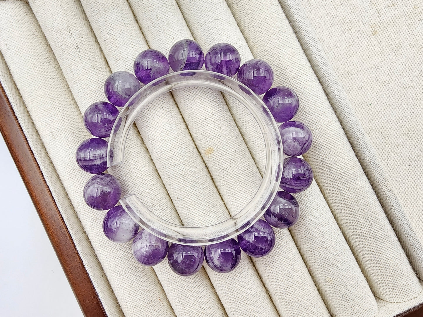 [Bracelet] 12mm Dream Amethyst Crystal Bracelet