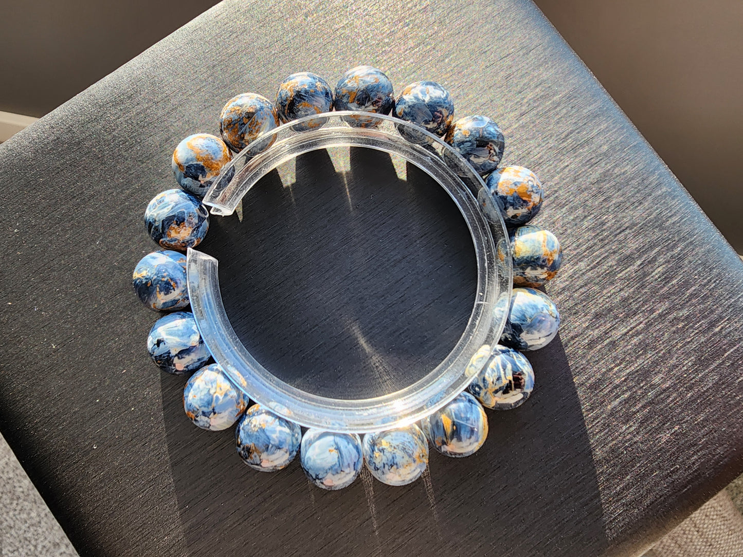 [Bracelet] 11mm Denim Blue Pietersite Bracelet