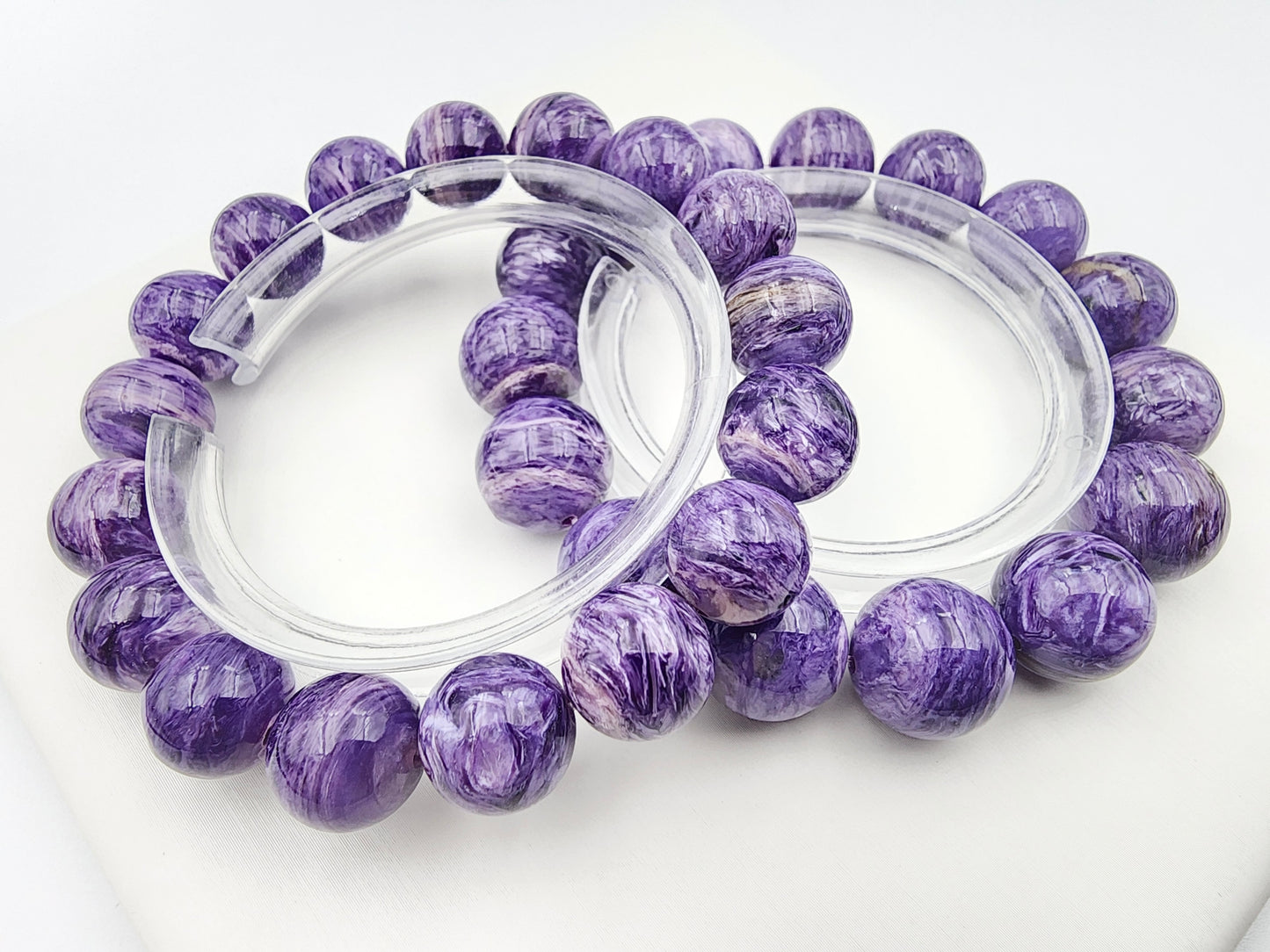 [Bracelet] Natural Charoite Bracelet