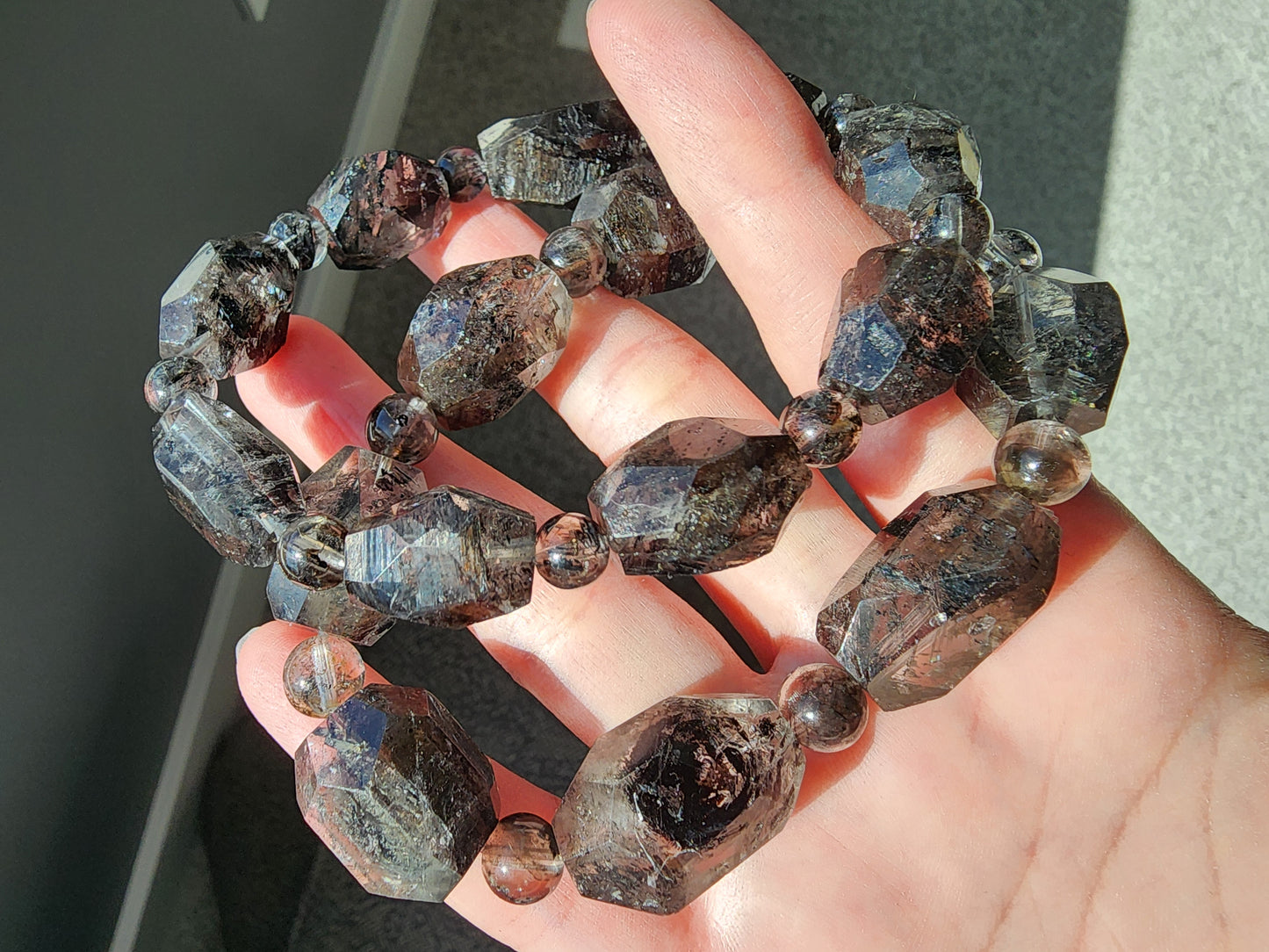 [Bracelet] Brazilian Herkimer Quartz Bracelet