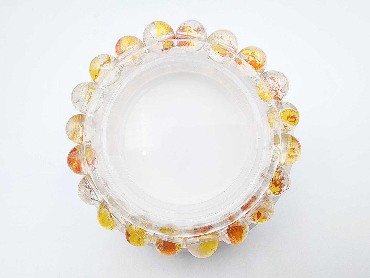 [Bracelet] 10mm Lucky Koi Hematoid Quartz Bracelet