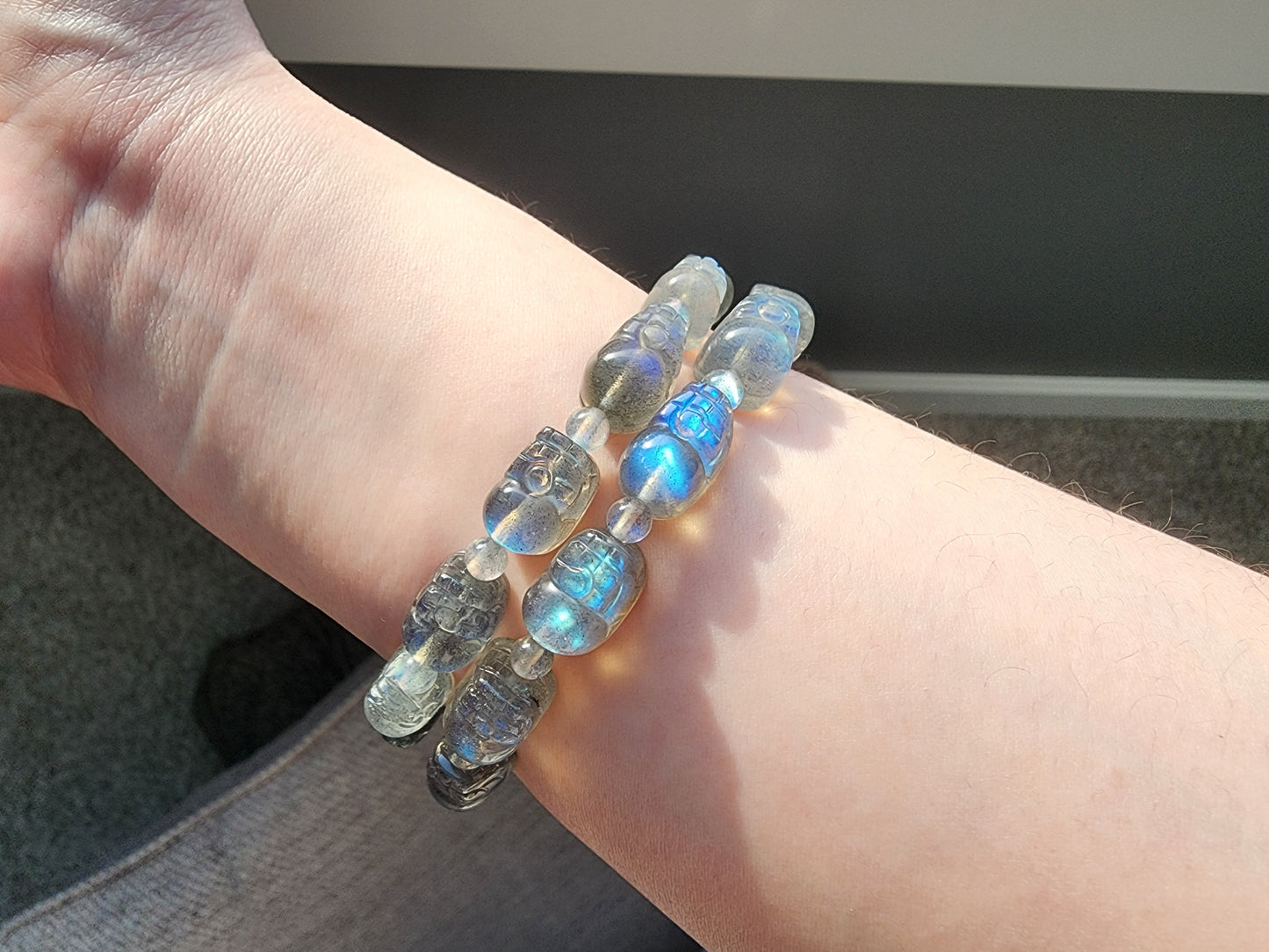[Bracelet] Labradorite Pixiu Bracelet for Protection and Wealth