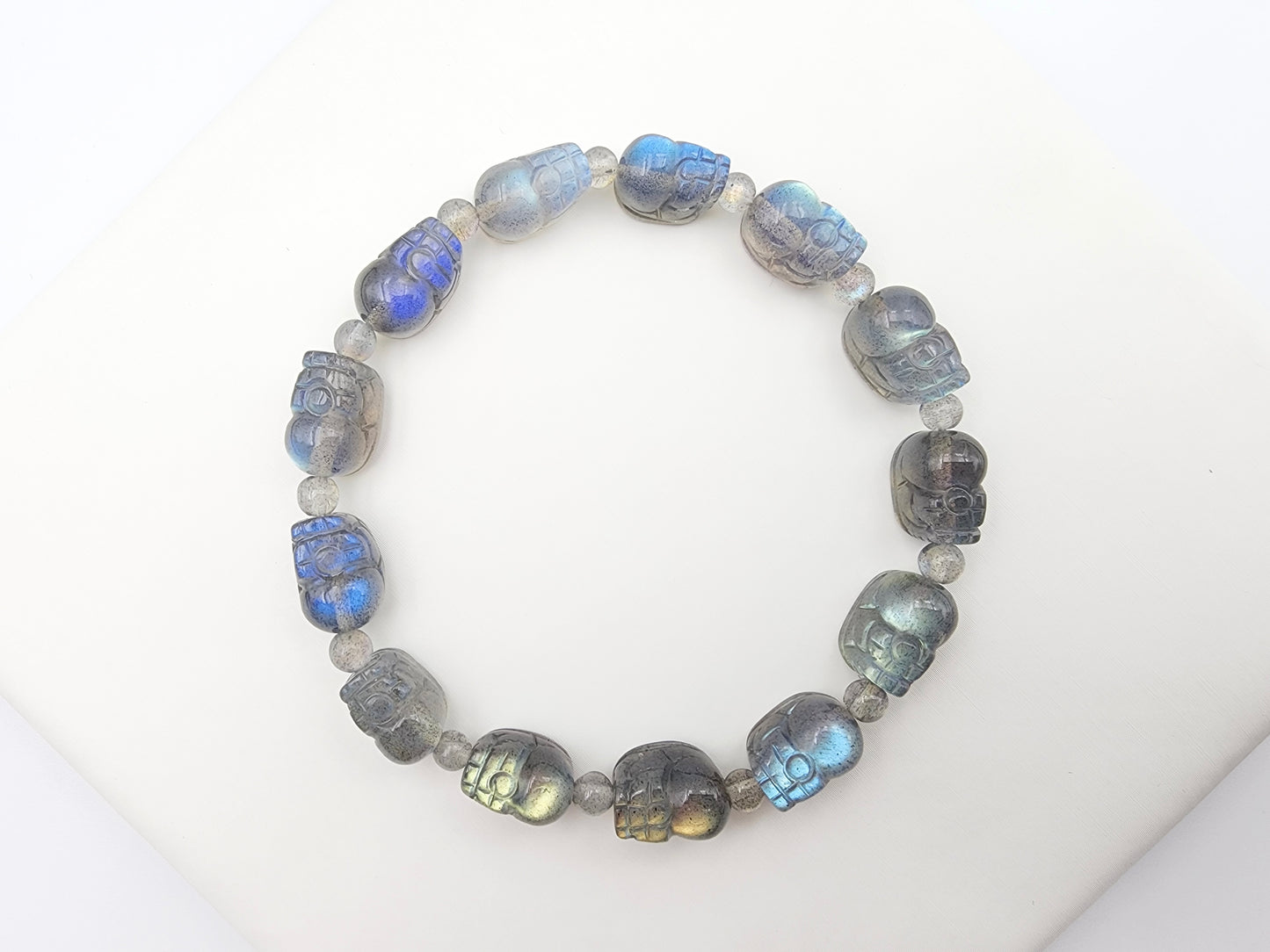 [Bracelet] Labradorite Pixiu Bracelet for Protection and Wealth