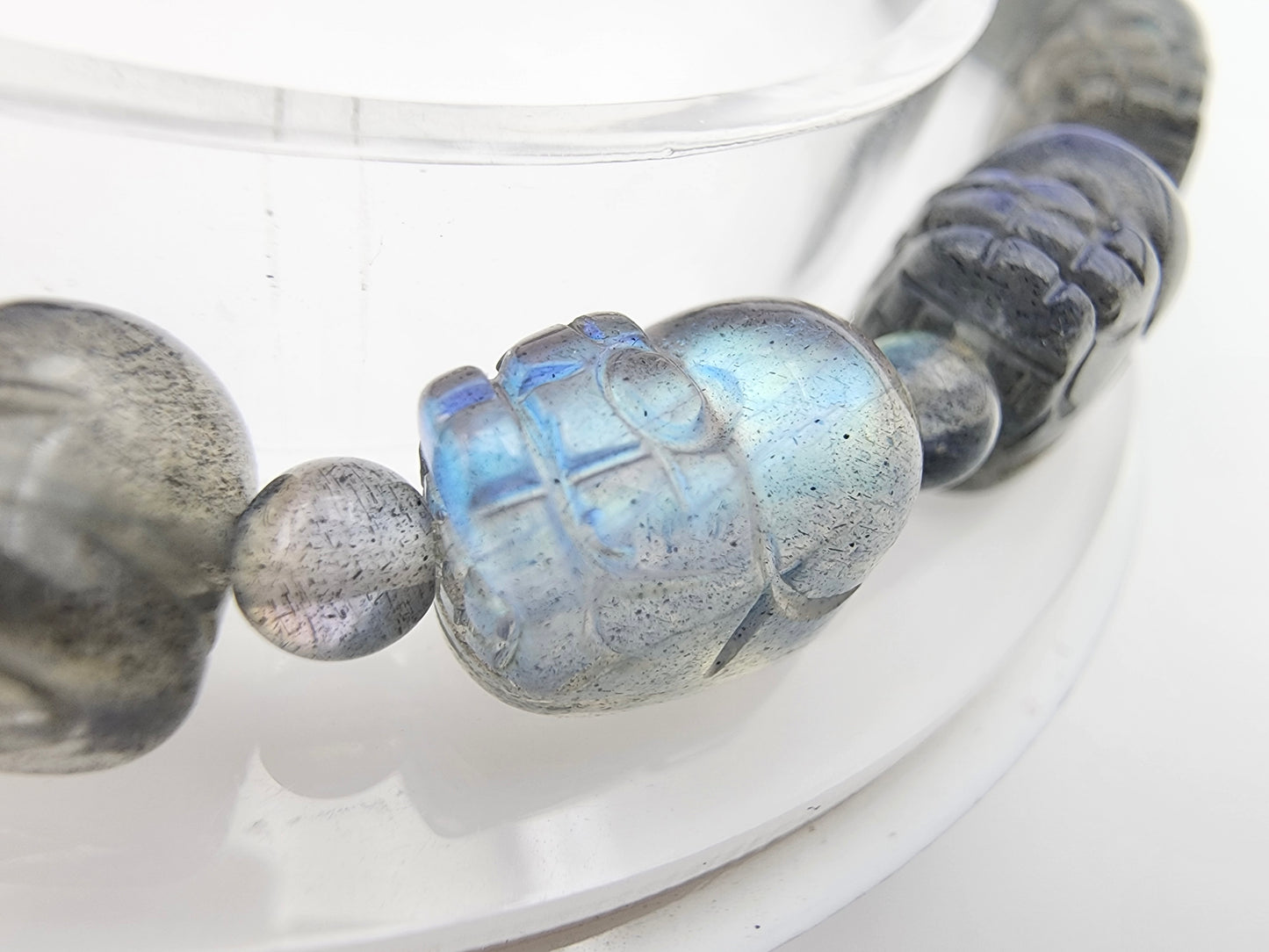 [Bracelet] Labradorite Pixiu Bracelet for Protection and Wealth