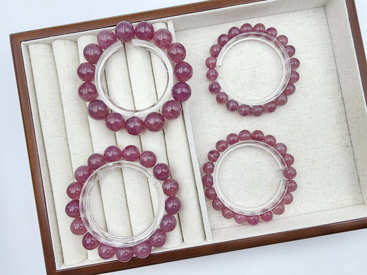 [Bracelet] Madagascar Lavender Rose Quartz Bracelet