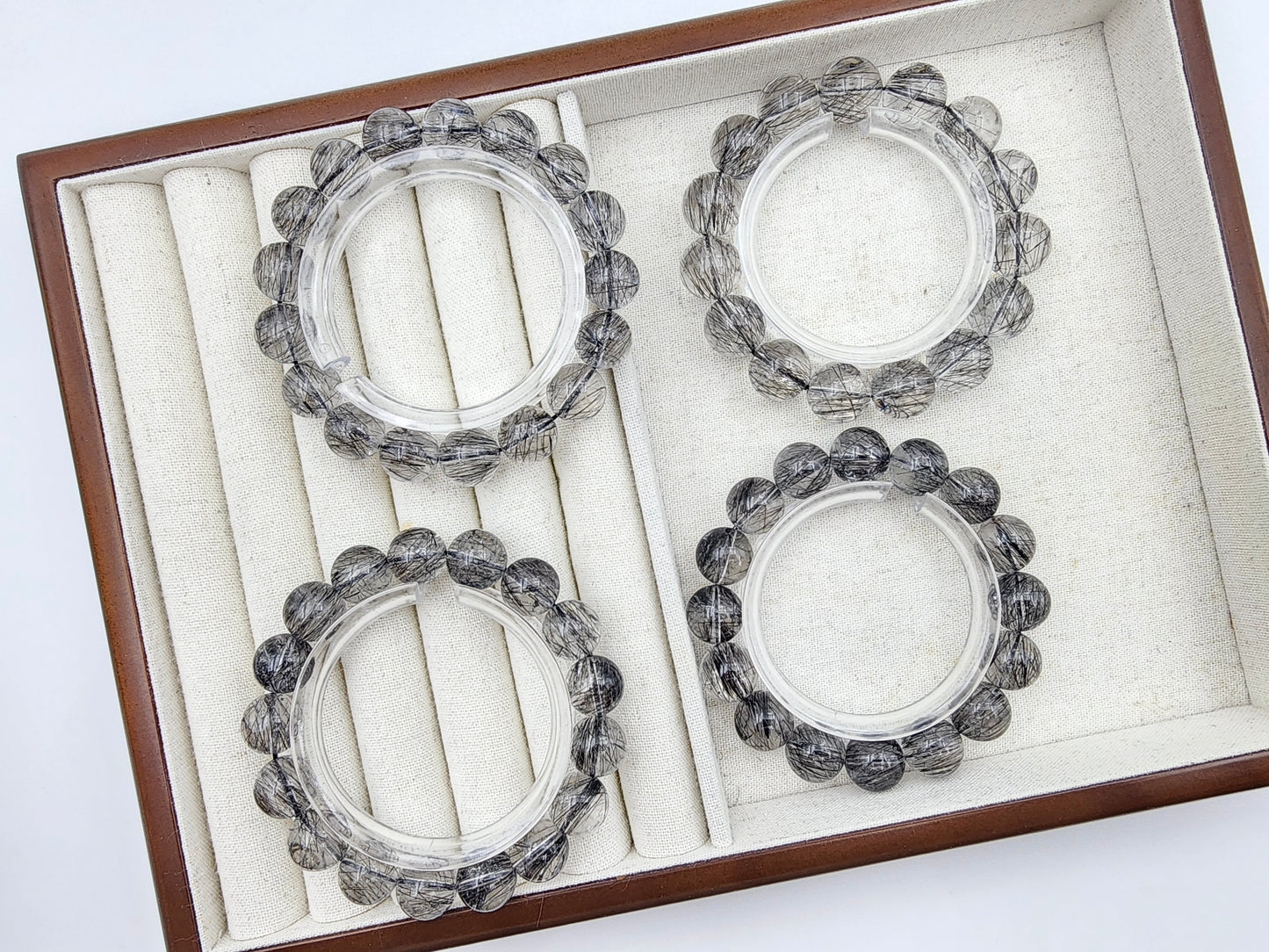 [Bracelet] Lace Black Rutilated Quartz Bracelet