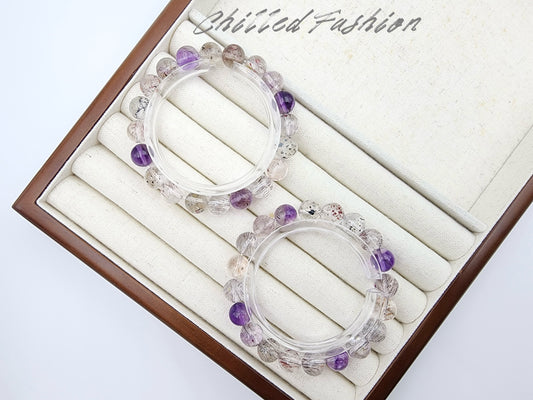 [Bracelet] Natural 9mm Super Seven Bracelet