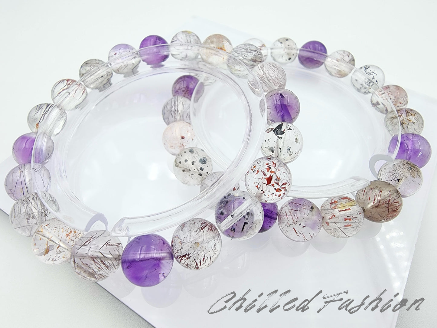 [Bracelet] Natural 9mm Super Seven Bracelet