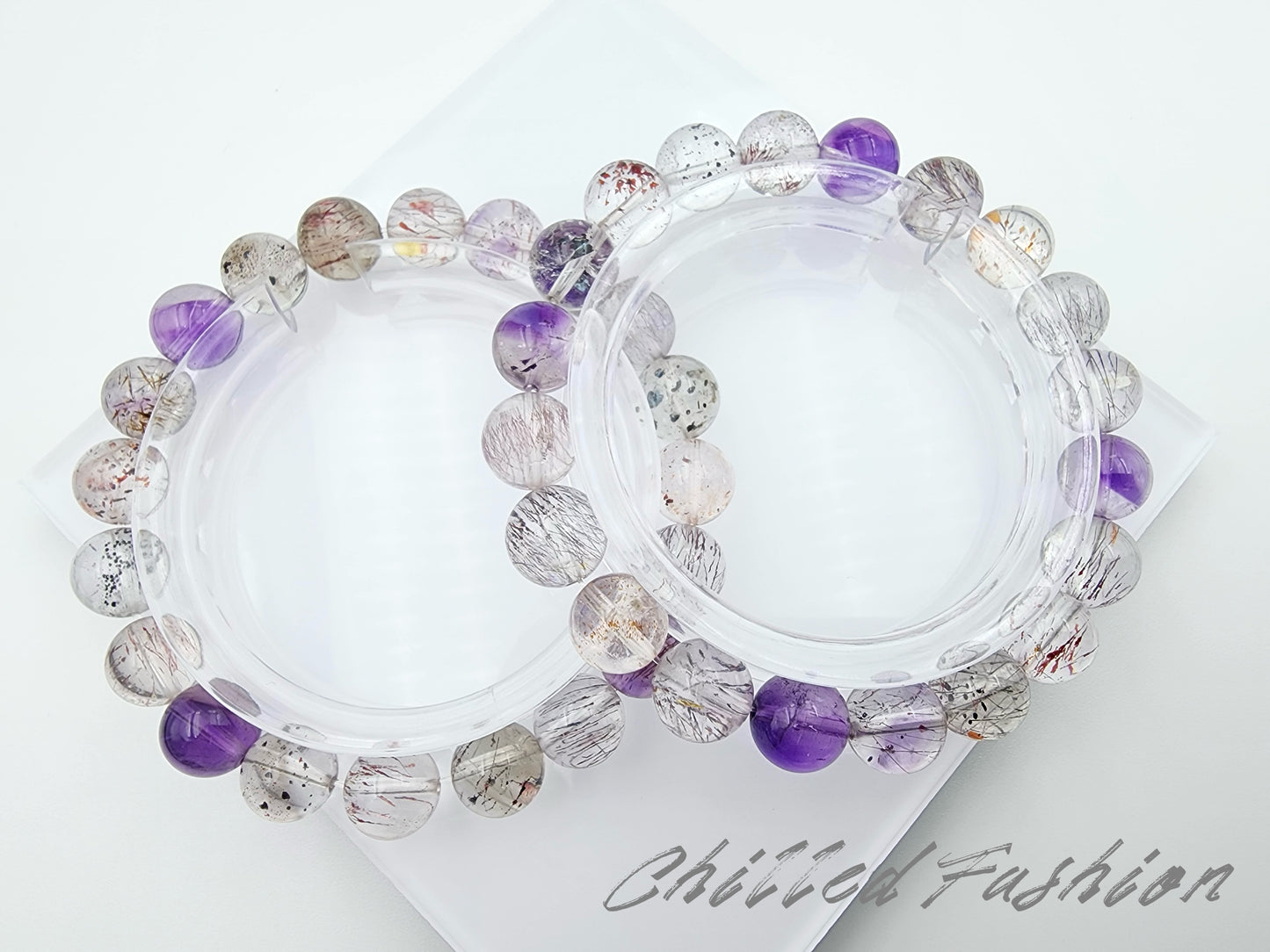 [Bracelet] Natural 9mm Super Seven Bracelet