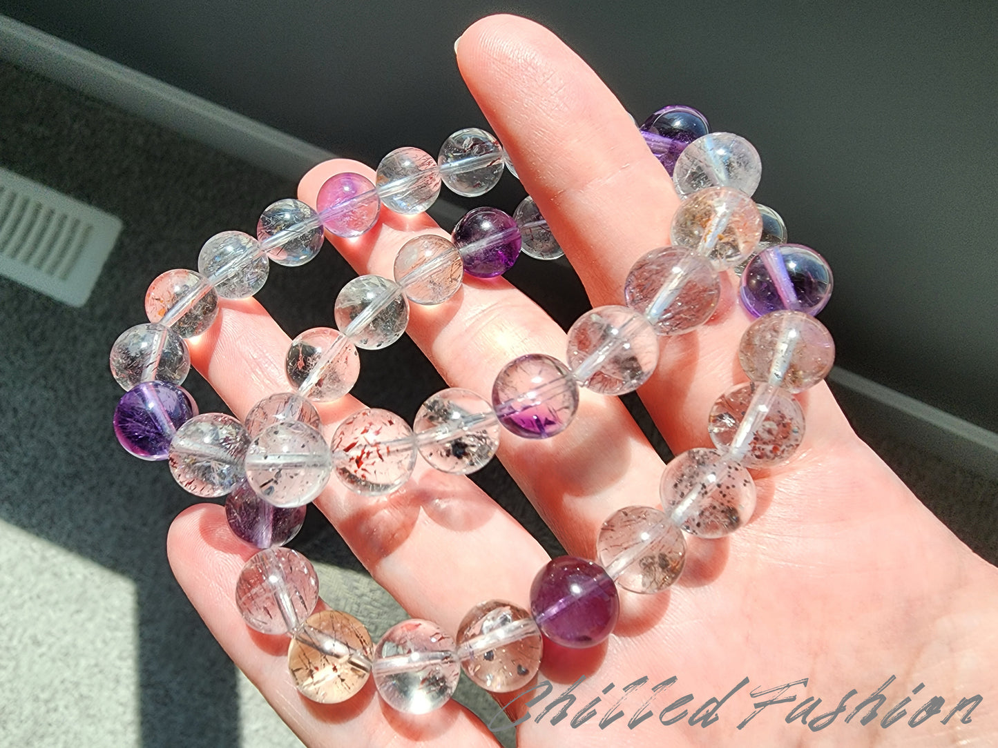 [Bracelet] Natural 9mm Super Seven Bracelet