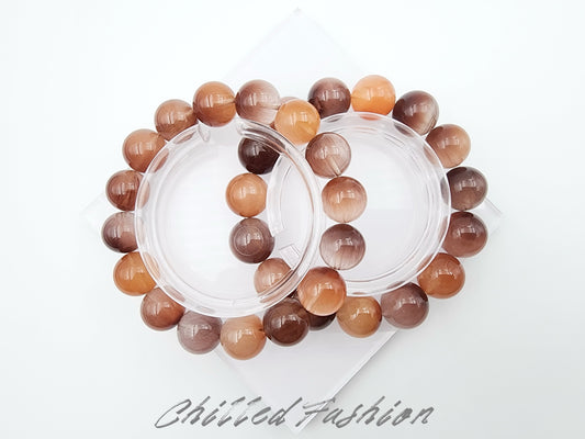 [Bracelet] Elegant Rabbit Hair Quartz 兔毛 Bracelet - A Touch of Nature’s Beauty