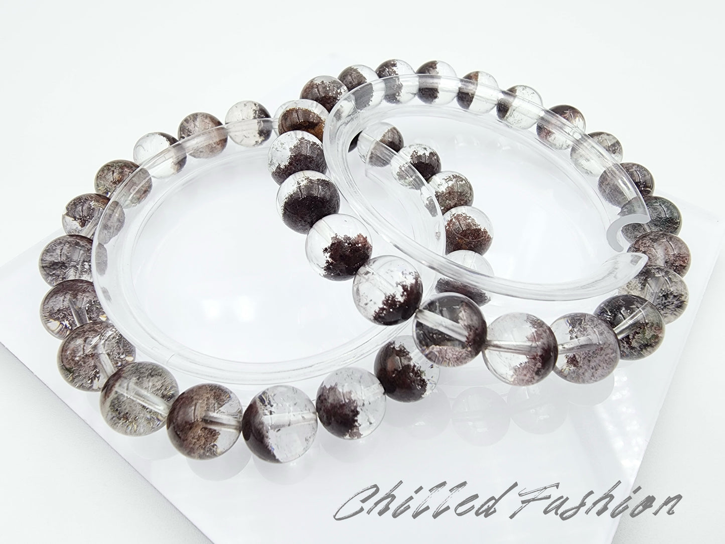 [Bracelet] 9mm Red Phantom Quartz Crystal Bracelet