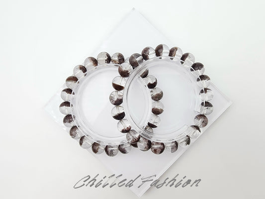 [Bracelet] 9mm Red Phantom Quartz Crystal Bracelet