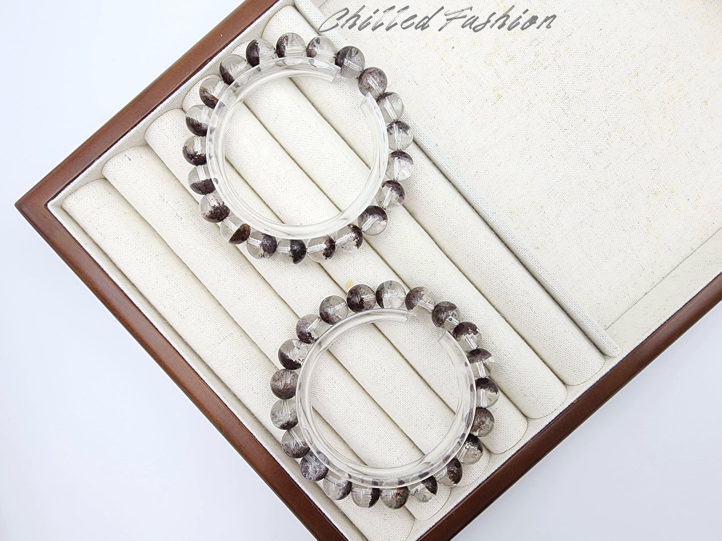 [Bracelet] 9mm Red Phantom Quartz Crystal Bracelet