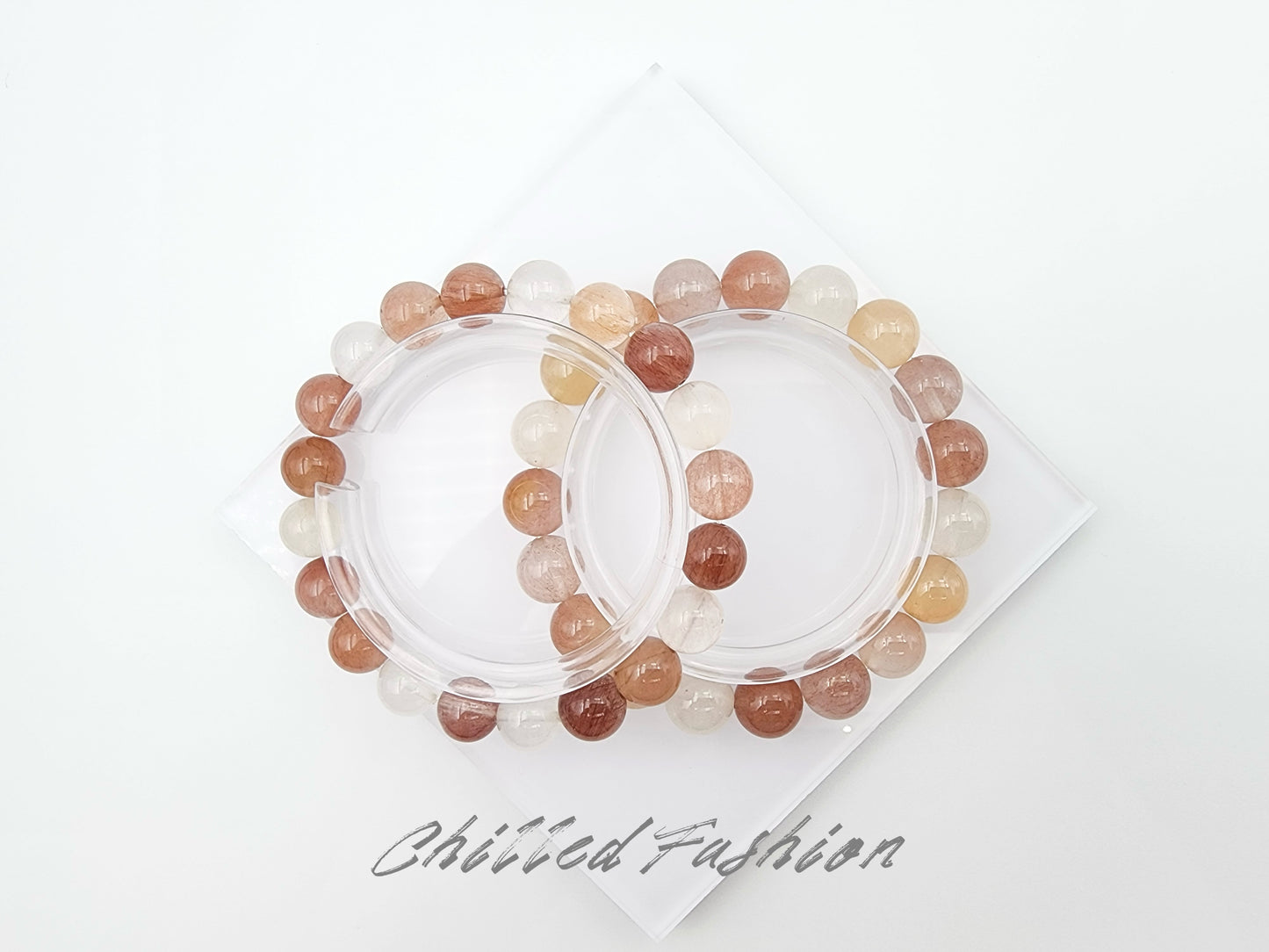[Bracelet] Radiant Rabbit Hair Quartz 兔毛: A Symphony of Sunlit Strands