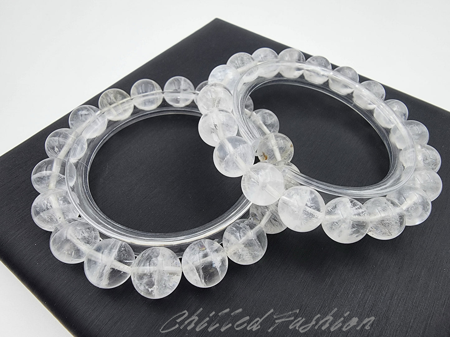 [Bracelet] Natural White Phantom Quartz Bracelet