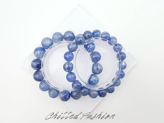 [Bracelet] Natural Kyanite Gemstone Bracelet: Tranquility & Self-Expression