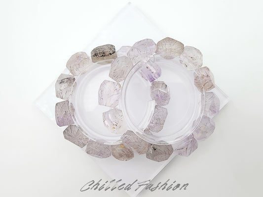 [Bracelet] Super Seven Faceted Nugget Bracelet