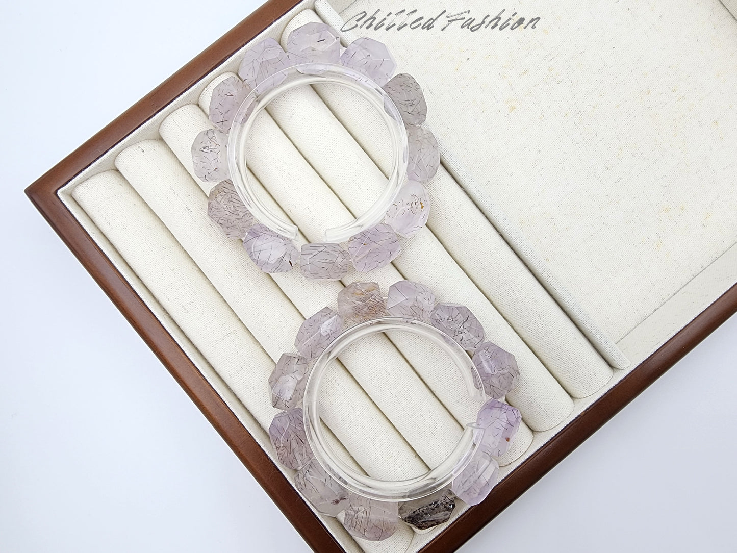 [Bracelet] Super Seven Faceted Nugget Bracelet