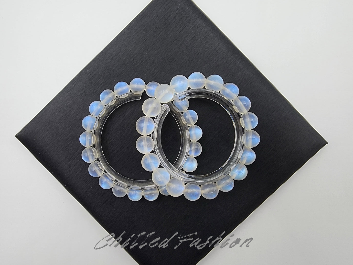 [Bracelet] Elegant Blue Moonstone Bracelet