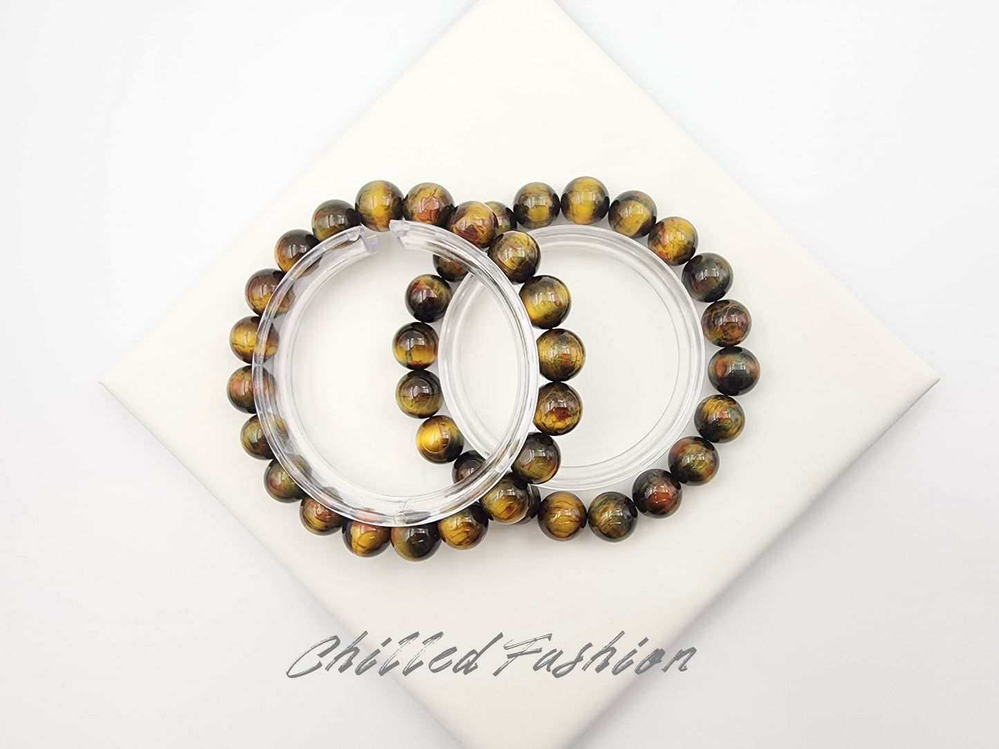 [Bracelet] Natural 10mm Dunhuang Style Pietersite Bracelet
