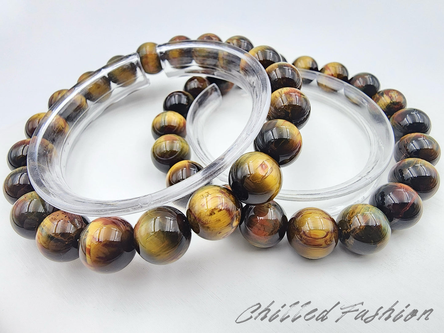 [Bracelet] Natural 10mm Dunhuang Style Pietersite Bracelet