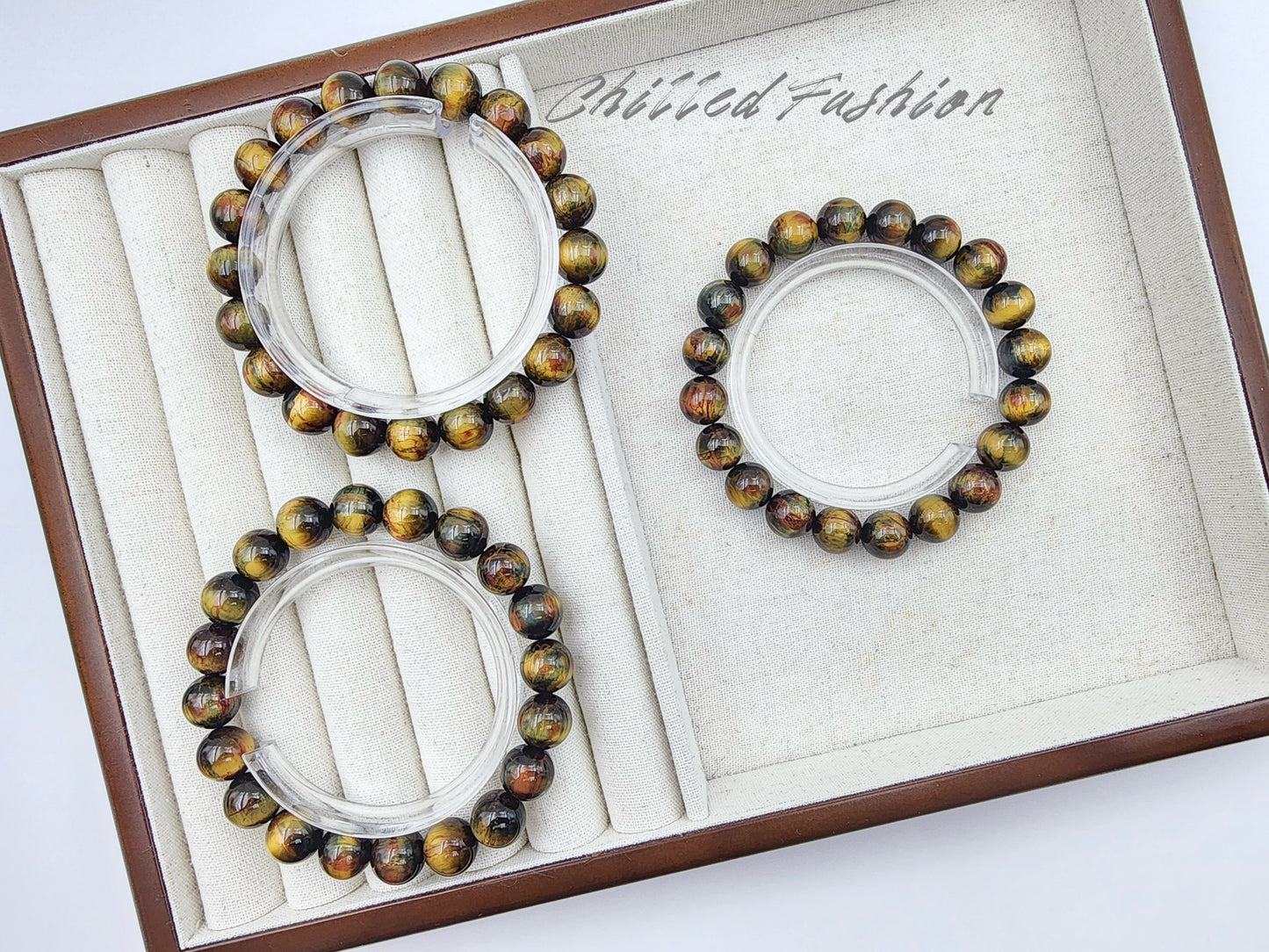 [Bracelet] Natural 10mm Dunhuang Style Pietersite Bracelet