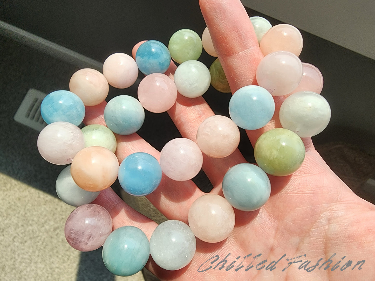 [Bracelet] Pastel Rainbow Morganite Bracelets