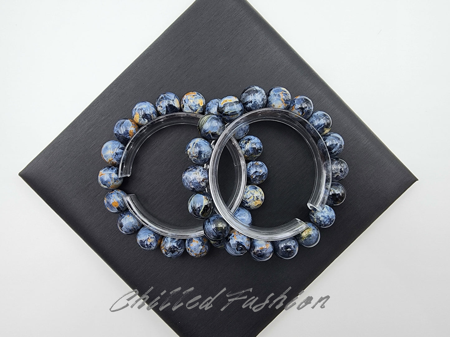 [Bracelet] 11mm Denim Blue Pietersite Bracelet