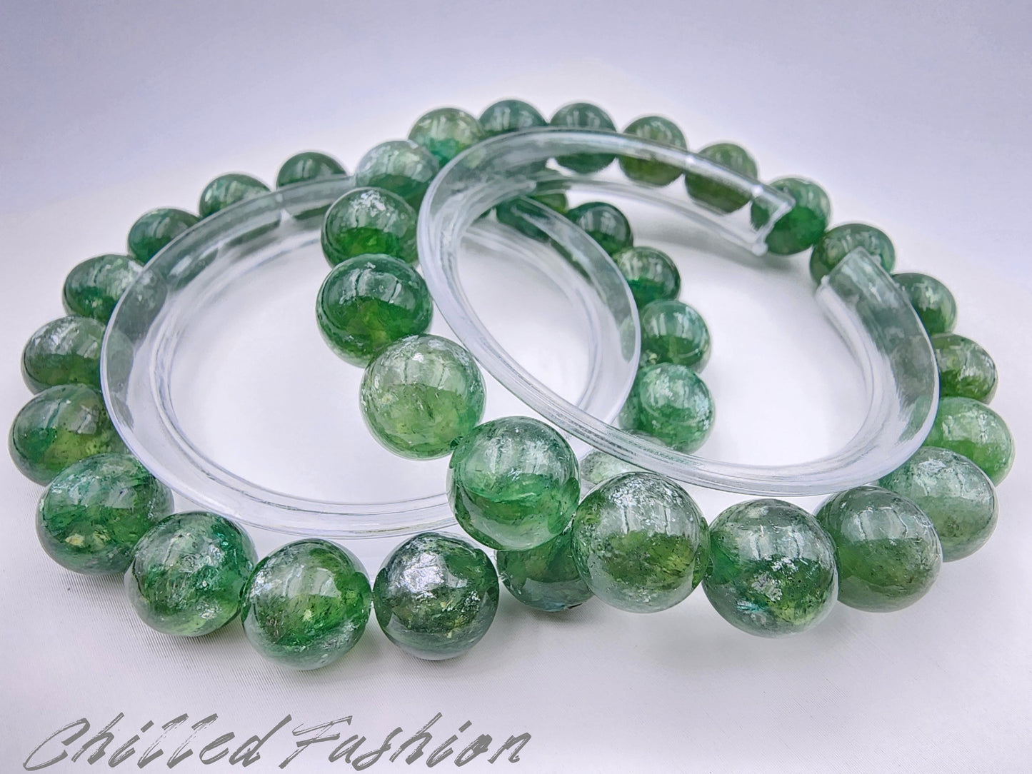 [Bracelet] 10mm Green Lepidolite Bracelet