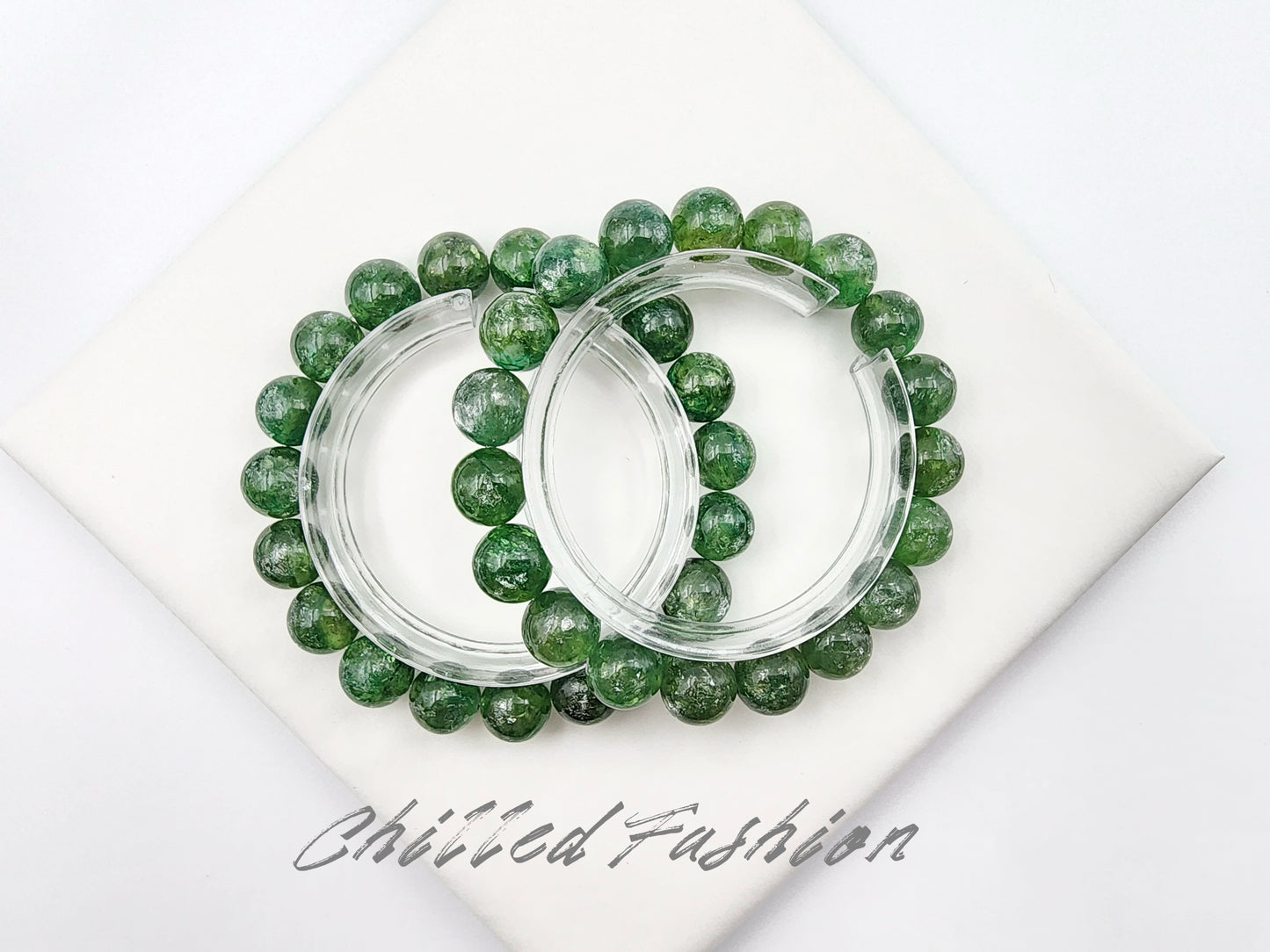 [Bracelet] 10mm Green Lepidolite Bracelet