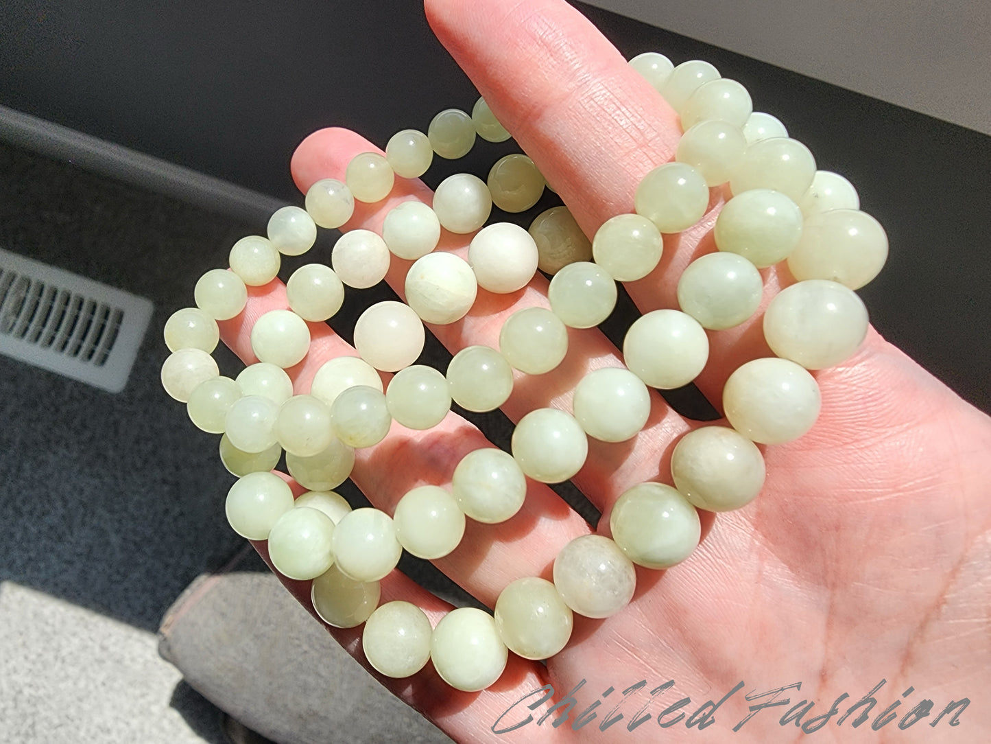 [Bracelet] Natural Green Beryl 海绿宝 Gemstone Bracelet