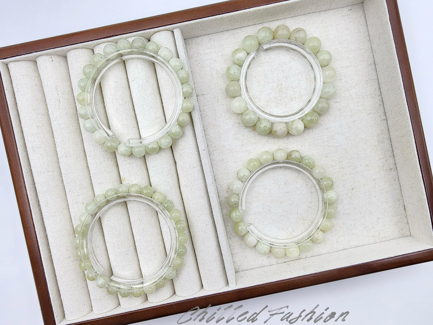 [Bracelet] Natural Green Beryl 海绿宝 Gemstone Bracelet