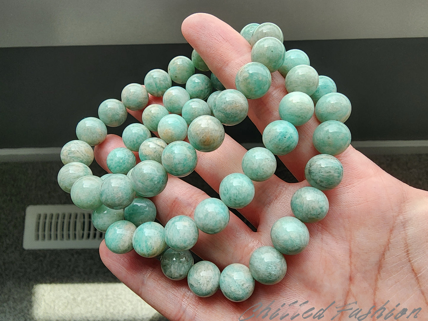 [Bracelet] Natural Sakura Amazonite Bracelet