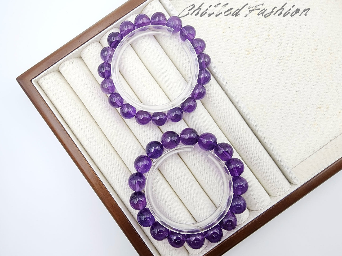 [Bracelet] Embrace the Deep Purple: Genuine Uruguayan Amethyst Bracelet