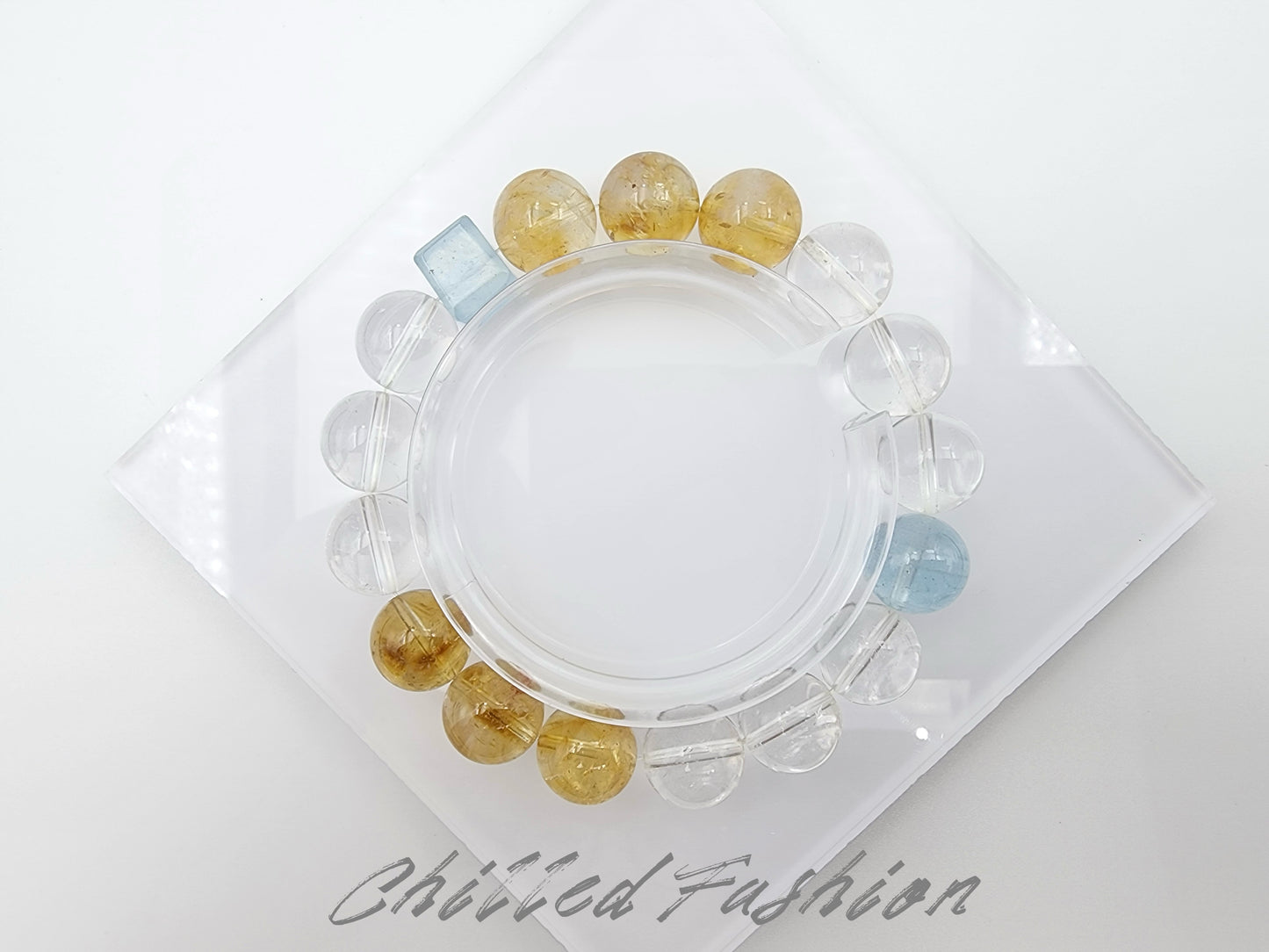 [Bracelet] 12mm Gemstone Healing Crystal Bracelet