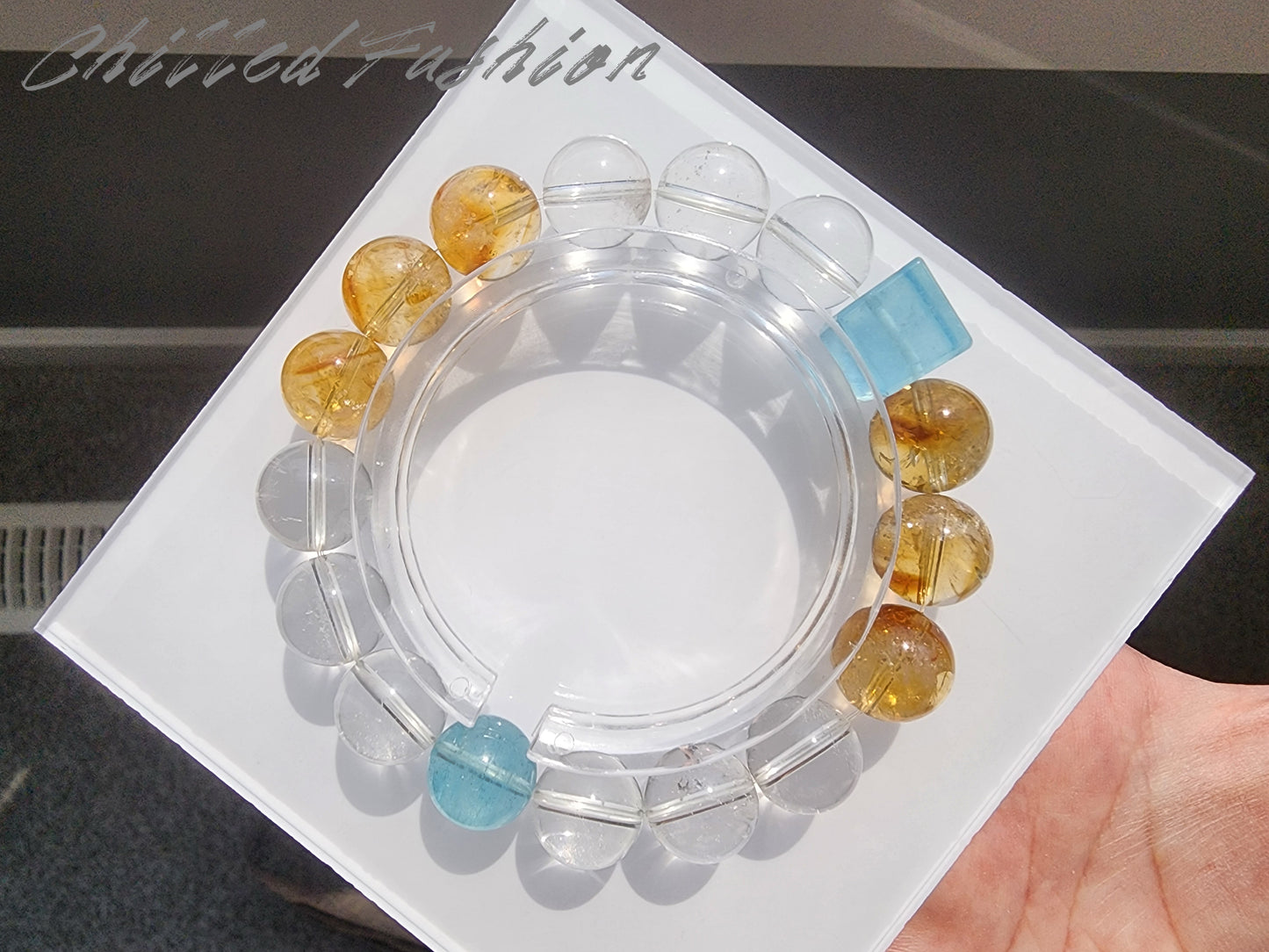 [Bracelet] 12mm Gemstone Healing Crystal Bracelet