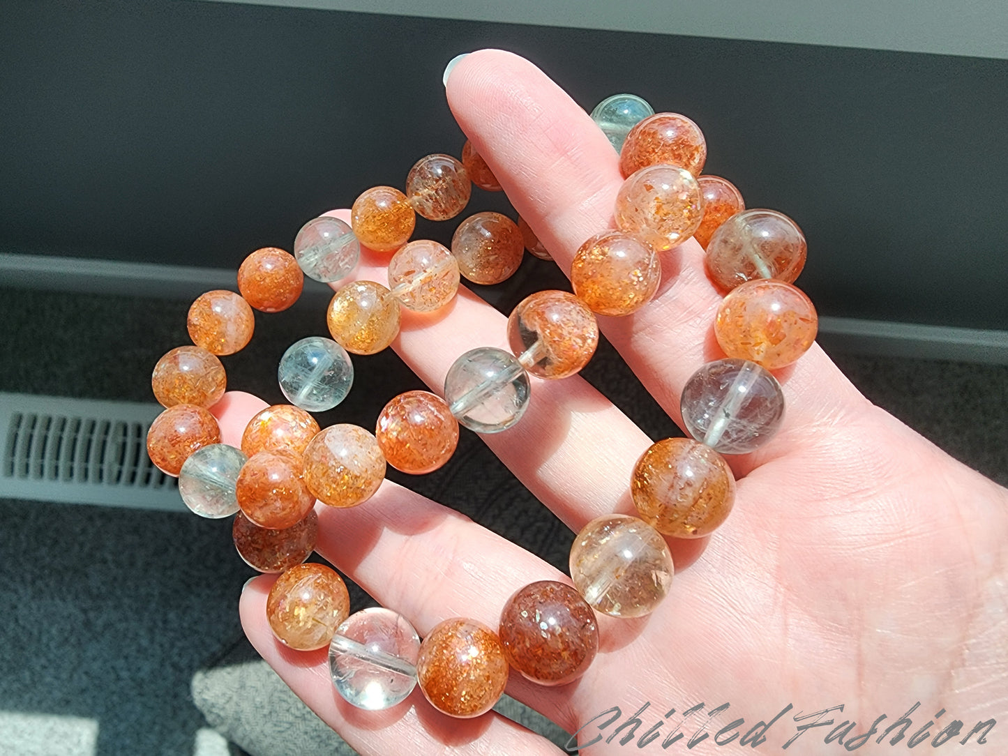 [Bracelet] Arusha Bracelets with Golden Sunstone and Green Beryl