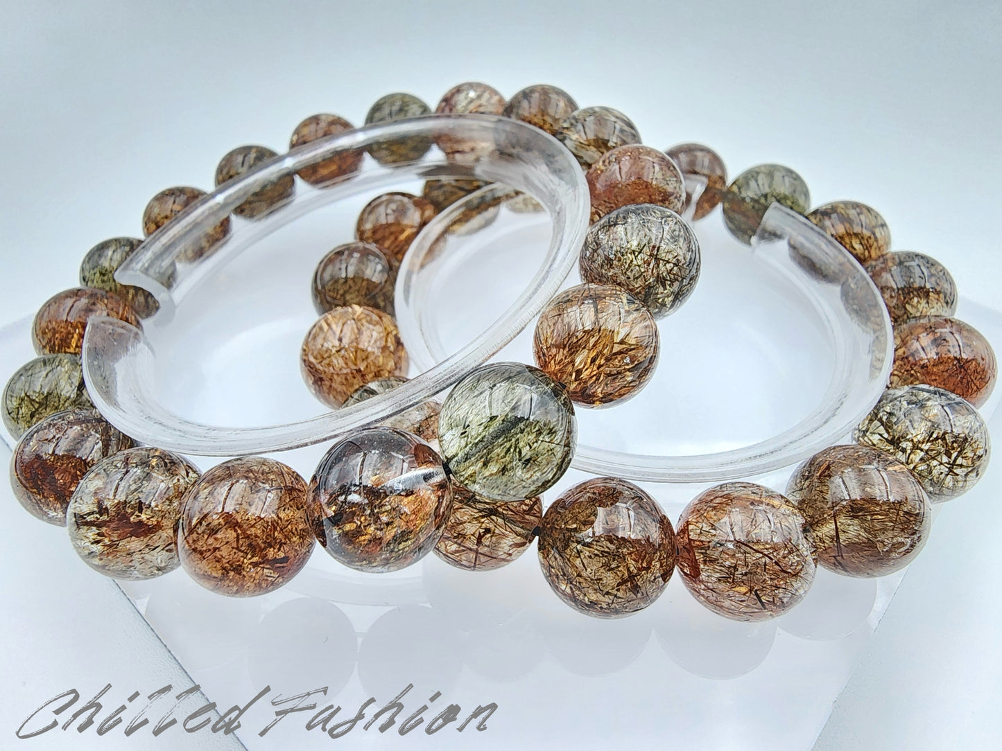 [Bracelet] Black Gold Rutilated Quartz Bracelet