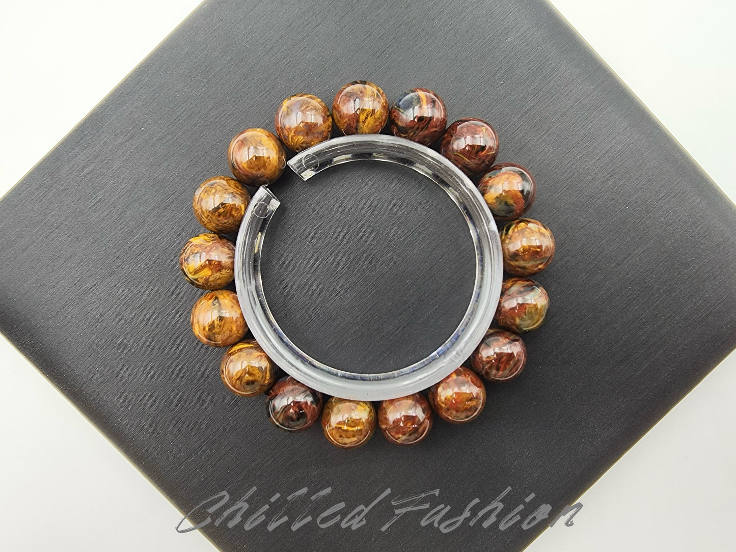 [Bracelet] Exquisite 11mm Phoenix Style Pietersite Bracelet: Unleash the Power of the Storm