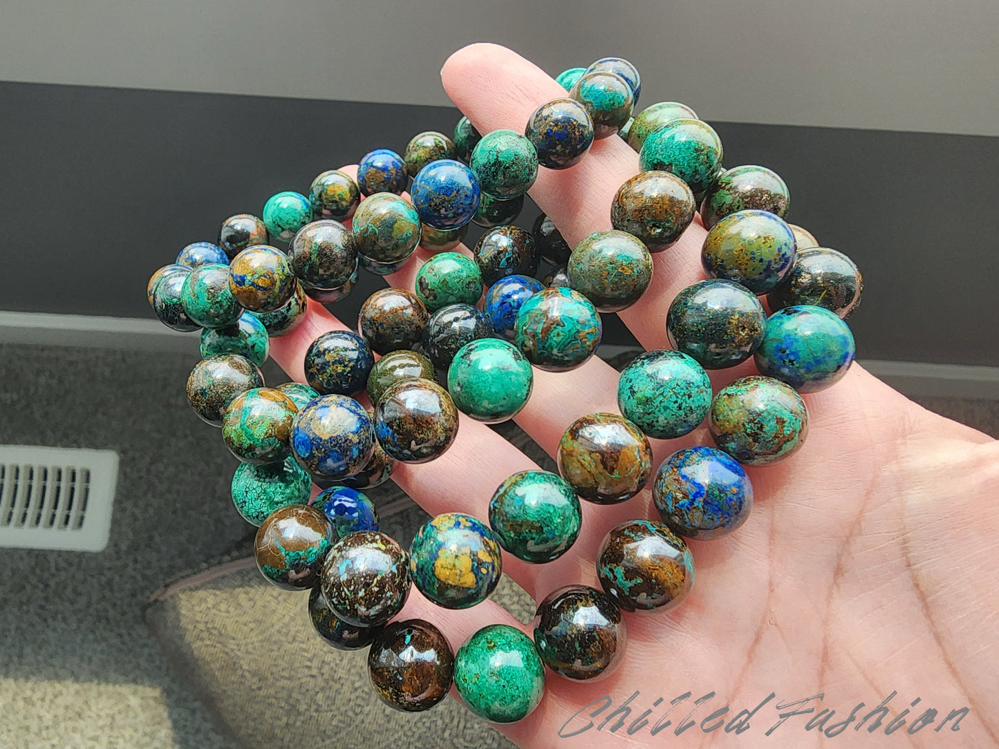 [Bracelet] Natural Azurite Bracelet
